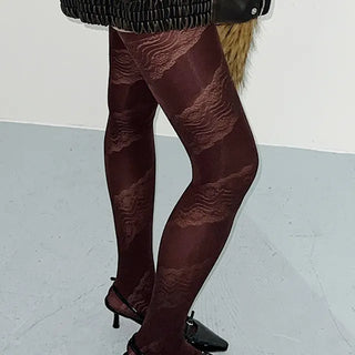 Brown antique stockings, 2 types
