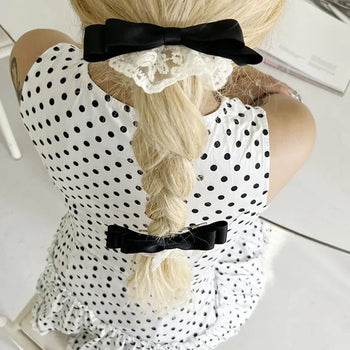 Maid Ribbon Hairpin Set of 2