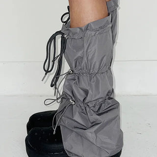 Denier shirring leg warmers in
