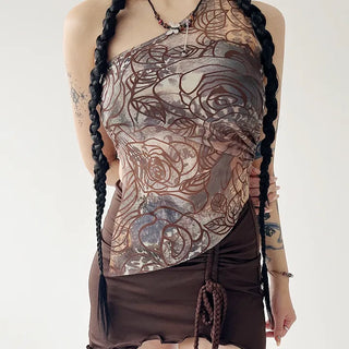 Round-rowing sleeveless nasi