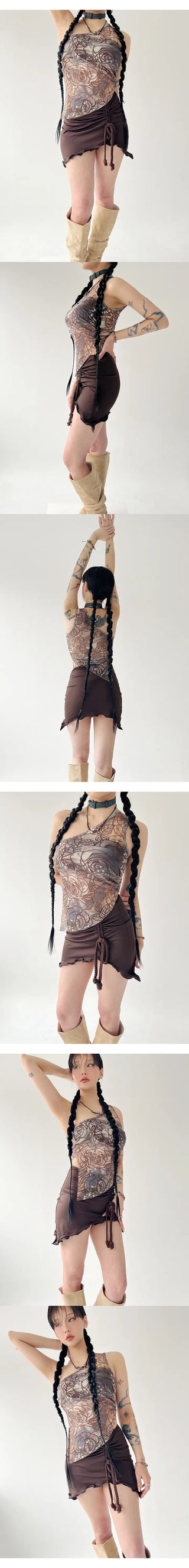 Round-rowing sleeveless nasi