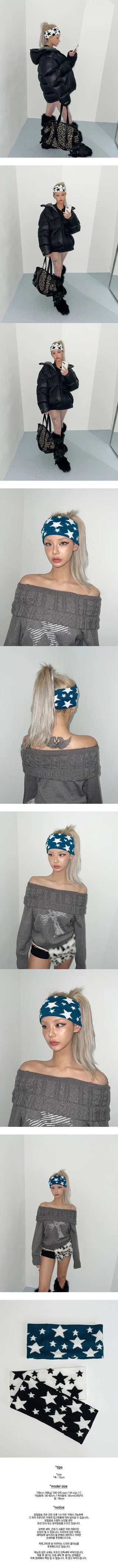 Star hair turban  star hair band