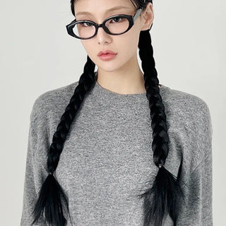 Basic double-braid wig