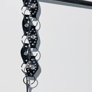 Black Dated Ring Belt