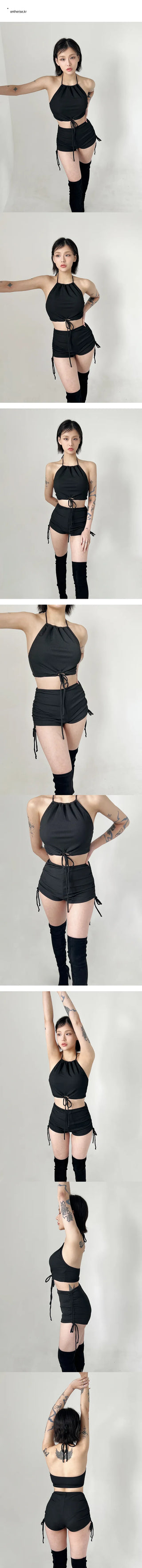 Water Bomb Bikini Black