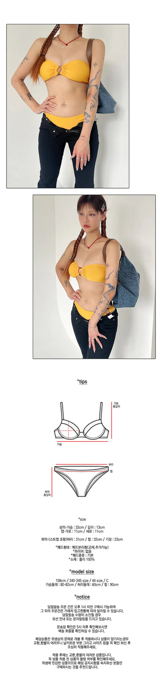 Must-have tube top bikini