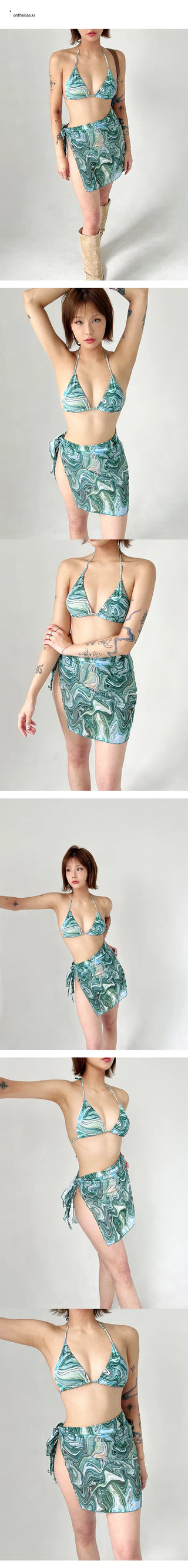 Greenville Bohemian Bikini Skirt Set
