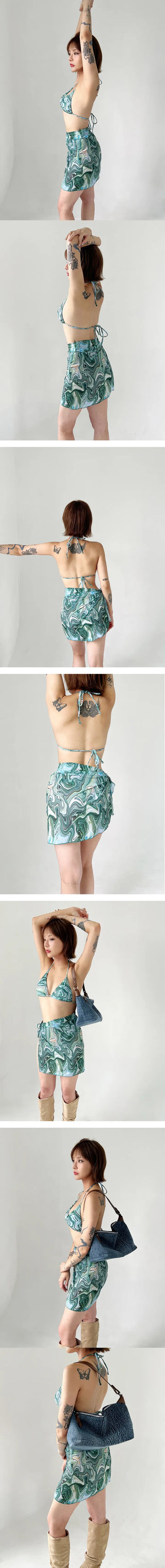 Greenville Bohemian Bikini Skirt Set