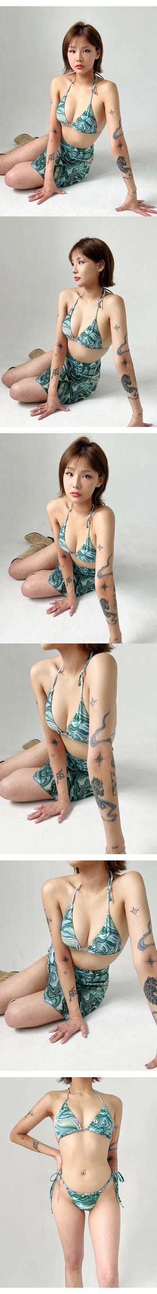 Greenville Bohemian Bikini Skirt Set