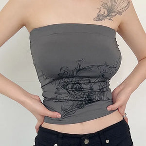 Drop shirring tube top