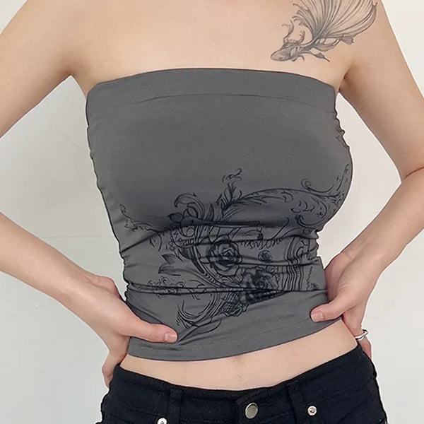 Drop shirring tube top