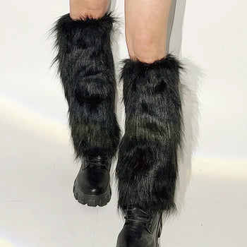 Ecofur leg warmer black