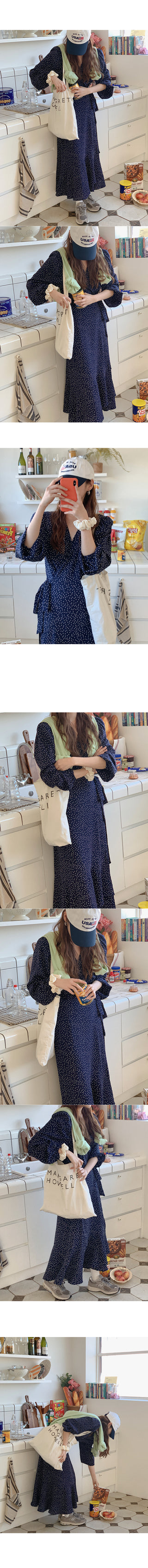 Polka Dot Wrap Dress