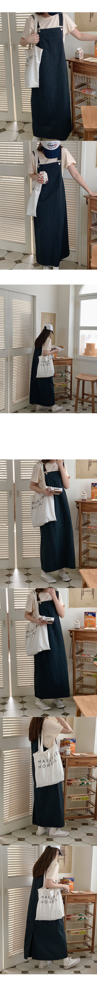 Overalls Long Camisole Dress