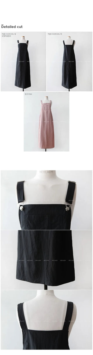 Overalls Long Camisole Dress