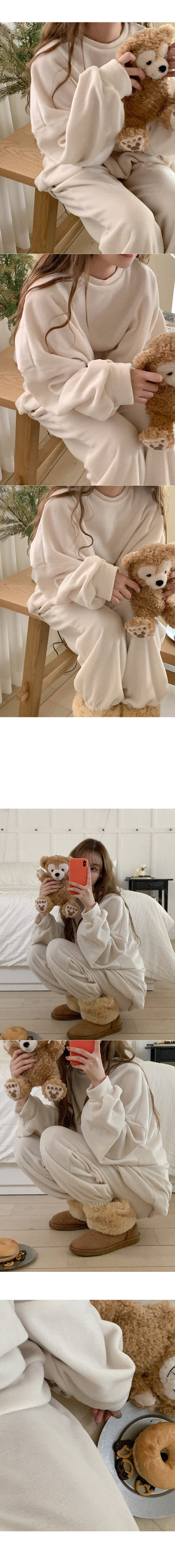 Fleece jersey set