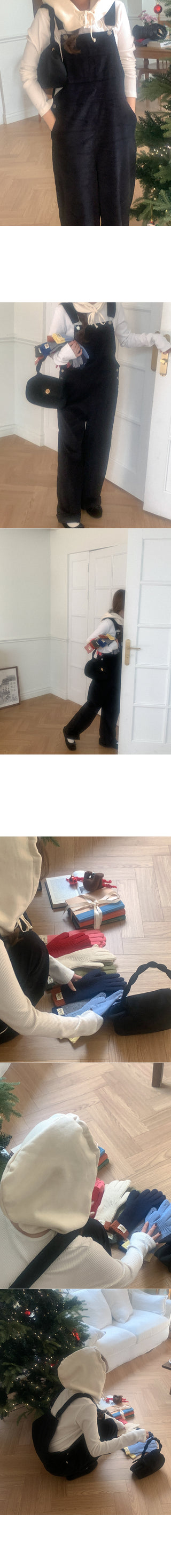 Corduroy Overalls Sweatshirt