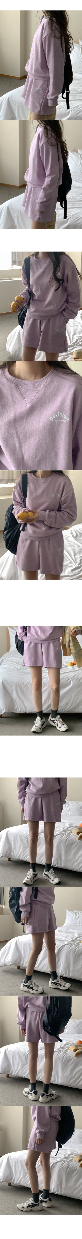[Set] Cotton sweatpants + half-waist pants
