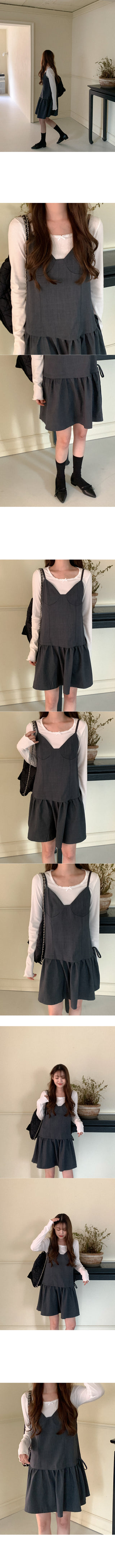 Flared bustier tunic