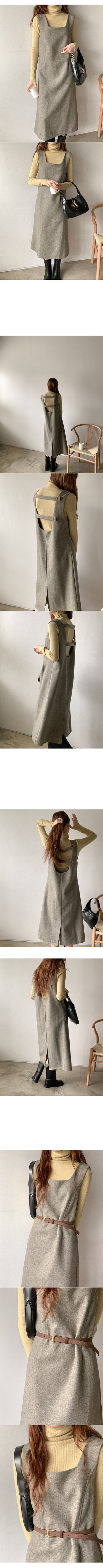 [SET] Wool Turtleneck Knit & Dress Set