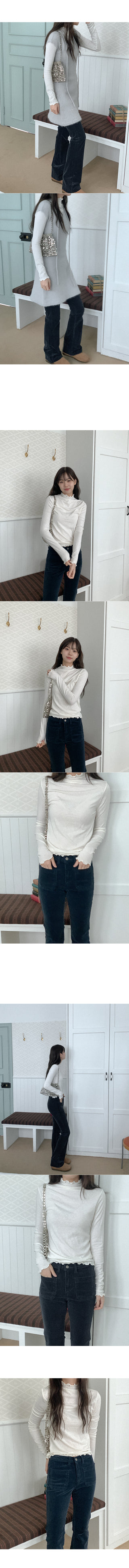 Wool knit tunic