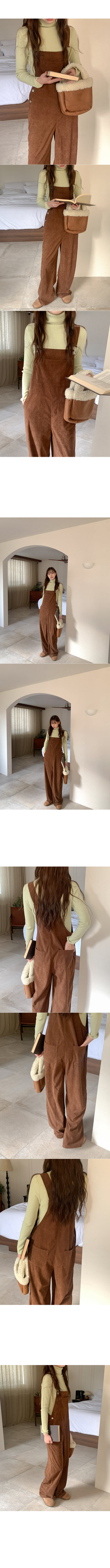Corduroy overalls