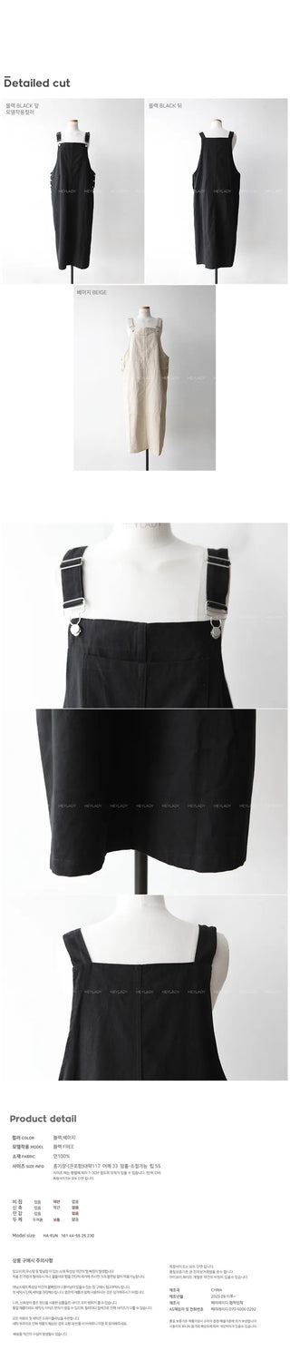 Overalls Long Dress