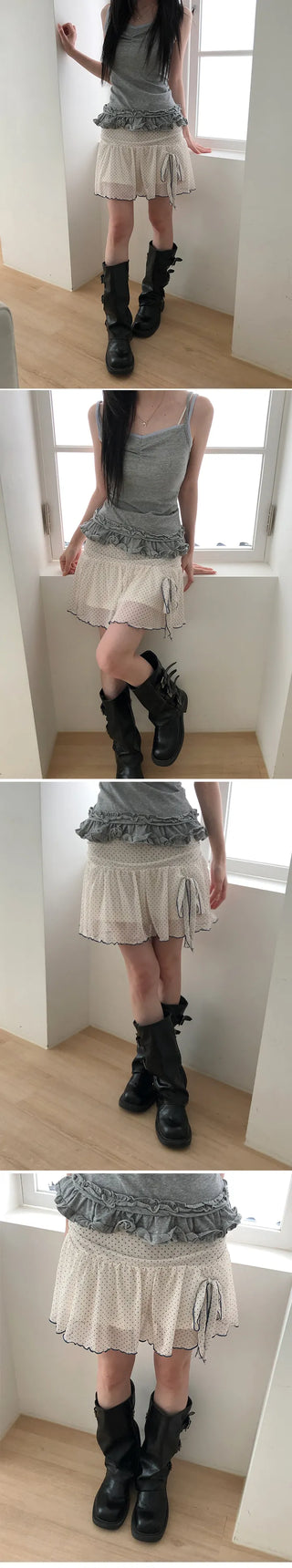 Trendy button loose middle boots
