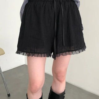Lace Elastic Shorts