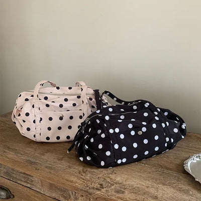 Dot Nylon Shoulder Bag