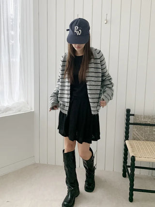 Purin Pleated Long Sleeve Layered Dress Tee