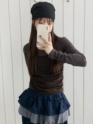 Layered see through tee