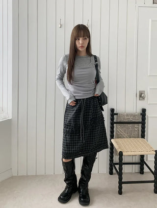 Layered see through tee