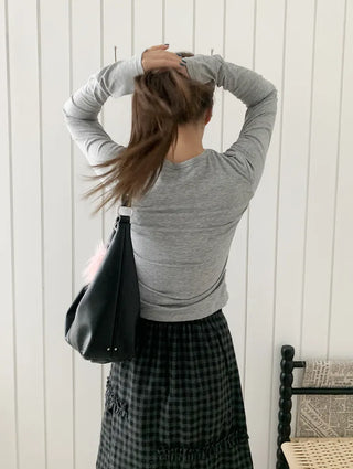 Layered see through tee
