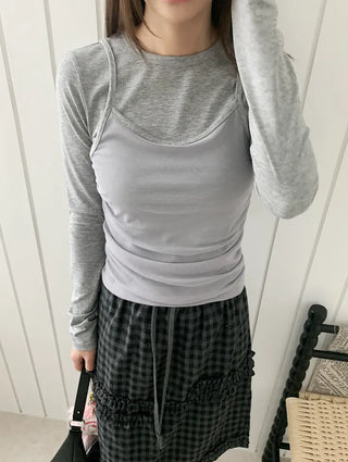 Layered see through tee