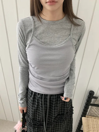Layered see through tee