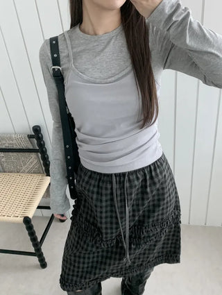 Layered see through tee