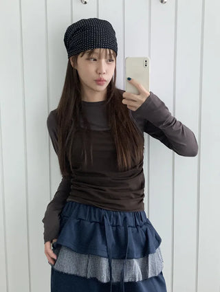Layered see through tee