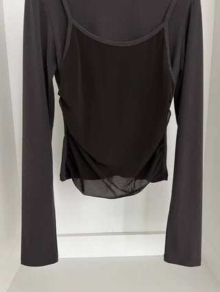 Layered see through tee