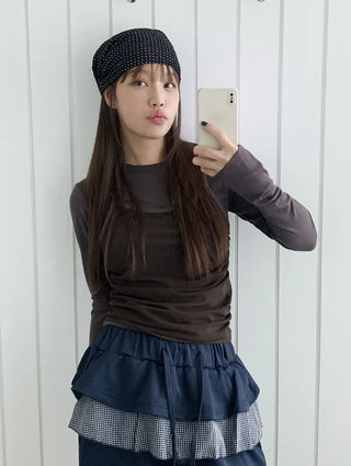 Layered see through tee