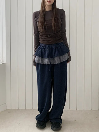 Layered see through tee