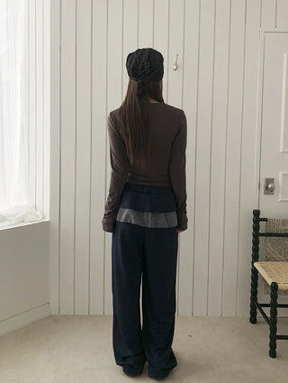 Layered see through tee