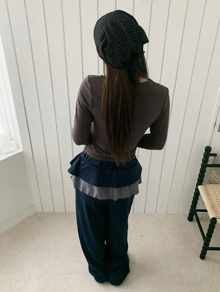 Layered see through tee