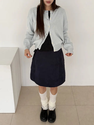 Lovely Cotton Candy Pure Round Pastel Cardigan