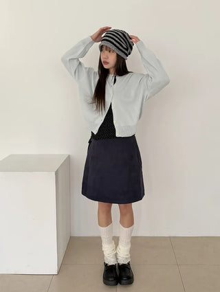 Lovely Cotton Candy Pure Round Pastel Cardigan