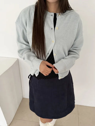 Lovely Cotton Candy Pure Round Pastel Cardigan