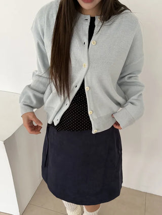 Lovely Cotton Candy Pure Round Pastel Cardigan