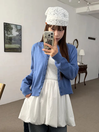 Soft Lay Button Cardigan
