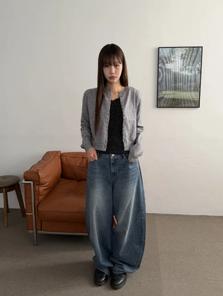 Soft Lay Button Cardigan