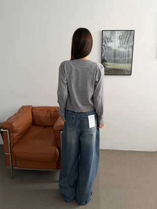Soft Lay Button Cardigan